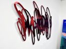 WHOA! Abstract Scribble Mirror (Red) | Decorative Objects by Ryan Coleman. Item made of synthetic works with minimalism & contemporary style