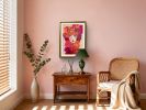 Hallpass | Mixed Media by Lulu Schwall Atelier. Item works with eclectic & maximalism style