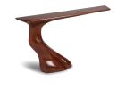 AmoFrolic Console, Stained Walnut, Wall mounted | Console Table in Tables by Amorph. Item made of wood