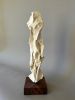 Pablo - Small Plaster Sculpture | Sculptures by Lutz Hornischer - Sculptures in Wood & Plaster. Item composed of walnut & ceramic