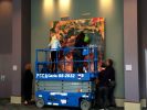 Ascension | Oil And Acrylic Painting in Paintings by Virginia Bradley Art | Pennsylvania Convention Center in Philadelphia. Item composed of canvas