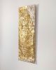 Mosaic Saturday Nigth | Wall Sculpture in Wall Hangings by Anna Carmona. Item composed of fabric and leather