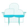 Cloud Bench | Benches & Ottomans by Bend Goods. Item composed of metal