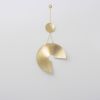 Encircle Wall Hanging in Polished Brass | Sculptures by Circle & Line