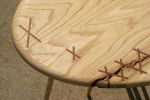 Stitched Elliptical Coffee Table | Tables by Todd McCollister. Item composed of wood compatible with modern style