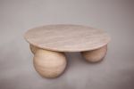 Travertine Coffee Table. Natural Stone Coffee Table. | Tables by HamamDecor LLC. Item composed of marble compatible with minimalism and contemporary style