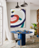 Field Trip | Oil And Acrylic Painting in Paintings by Chi Fun Wong. Item composed of wood in minimalism or mid century modern style
