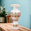 Modern marble vase, Unique marble vase, Handmade marble vase | Vases & Vessels by Innovative Home Decors. Item composed of marble compatible with country & farmhouse and art deco style