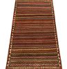 Vintage Gabbeh Persian Tribal Rug in Vibrant Chevron Pattern | Area Rug in Rugs by Rug and Kilim