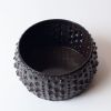 Dot glass textured, decorative vase / S-0001 | Decorative Bowl in Decorative Objects by BinaryCeramics. Item composed of ceramic in art deco style