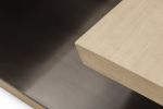 Seville Cocktail table Oak | Tables by Greg Sheres. Item made of oak wood with bronze