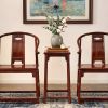 Legacy Ellsworth Ming Begonia Openwork Horseshoe Armchair I | Chairs by Dynasty Artisan. Item composed of wood compatible with contemporary and eclectic & maximalism style