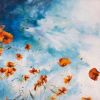 Red Poppies | Oil And Acrylic Painting in Paintings by Sally K. Smith. Item made of linen with synthetic works with minimalism & contemporary style