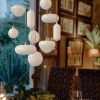 Opalina — 11‑Pendant Sculptural Glass Chandelier | | Pendants by Galilee Lighting. Item made of metal & glass compatible with modern style