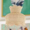 Anar Rattan Lampshade (Medium) | Lighting by Hastshilp. Item composed of wood