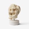 Ancient Roman Theathre Mask Myra No:1 | Sculptures by LAGU. Item made of marble
