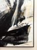 The Beginning is Always Today - black, white, gold abstract | Oil And Acrylic Painting in Paintings by Lynette Melnyk. Item composed of canvas and synthetic