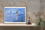 Mientras aire y agua somos | Oil And Acrylic Painting in Paintings by Elena Parau. Item made of paper works with boho & country & farmhouse style
