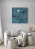 Crow Egg, Wood Rose, Water | Oil And Acrylic Painting in Paintings by Anna Jaap Studio. Item composed of canvas and synthetic