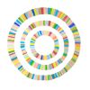 SOLD - 'CiRCLiNG' original abstract painting by Linnea Heide | Paintings by Linnea Heide contemporary fine art