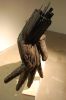 Paired Hands, Black | Sculptures by Andrew Ramiro Tirado | DoubleTree by Hilton Greeley at Lincoln Park in Greeley. Item composed of wood