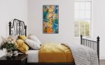 beachside | Mixed Media in Paintings by Art by Shroon. Item composed of canvas compatible with contemporary and coastal style