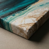Continental Dropoff — Abstract Oceanic Canvas Art | Prints in Paintings by Alpenglow Workshop. Item composed of canvas compatible with contemporary and coastal style