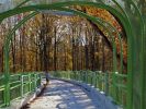 Rock Creek Trail Pedestrian Bridge | Public Sculptures by Vicki Scuri SiteWorks | Veirs Mill Road & Aspen Hill Road, Aspen Hill, MD in Aspen Hill. Item composed of concrete