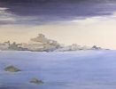 "Island Hopping" Painting | Oil And Acrylic Painting in Paintings by Benna Holden. Item made of canvas with synthetic