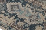 Rug & Kilim’s Abstract Scatter Rug With Blue-Brown Patterns | Area Rug in Rugs by Rug and Kilim. Item composed of wool