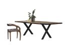 Black Resin Dine Table - Custom Order Dining Table | Tables by Tinella Wood. Item made of walnut works with boho & minimalism style