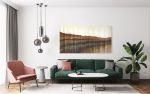 KIMBERLEY TAN Fiber Art, Brown Textile Art | Tapestry in Wall Hangings by Wallflowers Hanging Art. Item composed of fiber compatible with boho and mid century modern style
