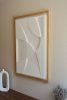 No. 116 Japandi Plaster Wall Relief - Scandinavian Decor | Wall Sculpture in Wall Hangings by Joseph A
