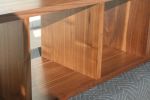 Black Walnut Bookshelf with Curly Maple Splines | Book Case in Storage by Miikana Woodworking. Item composed of walnut