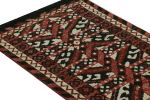 Rug & Kilim’s Tribal runner in red, black and white | Area Rug in Rugs by Rug and Kilim
