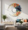 Oversized Multicolor Acrylic Metal Wall Art | Wall Sculpture in Wall Hangings by Sarmal Design. Item made of steel works with mid century modern & contemporary style
