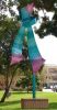 Ribbon of Hope | Public Sculptures by Creative Healing by Lia Strell | Scripps Memorial Hospital La Jolla in San Diego. Item composed of steel