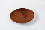 Walnut Sculpture Bowl on Nero Portoro Marble Base | Decorative Plate in Decorative Objects by Holzkunst Samuel Meisinger. Item composed of walnut compatible with art deco and modern style
