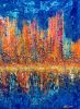 Skyline Reflections | Paintings by Alicent Art