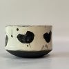 Hand Painted Black Clay Bowl | Dinnerware by cursive m ceramics. Item made of ceramic