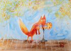 Aprendiendo a disfrutar | Oil And Acrylic Painting in Paintings by Elena Parau. Item made of paper compatible with boho and minimalism style