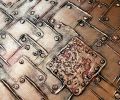 Copper Carapace (SOLD) | Oil And Acrylic Painting in Paintings by Alessia Lu. Item composed of canvas in contemporary or industrial style