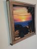 Surfer at Sunset Sillouette Handmade Laser Wall Art | Wall Sculpture in Wall Hangings by QUALITY OF LIFE. Item composed of birch wood and canvas in coastal or modern style