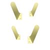 Merkled Tiny Brass Hook | Hardware by Merkled Studio. Item made of brass compatible with minimalism and contemporary style