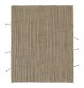 Rug & Kilim's Accent Kilim, Beige and Gray Textural Stripes | Area Rug in Rugs by Rug and Kilim