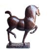 Going Out to Enjoy Himself - Horse Sculpture | Ornament in Decorative Objects by Ninon Art. Item made of bronze works with boho & minimalism style
