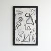 LA SCRITTA SUR MURO NERO II | Oil And Acrylic Painting in Paintings by Kim Fonder. Item made of paper with synthetic