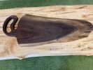Live Edge Black Walnut Cutting Board | Serving Board in Serveware by Carlberg Design. Item made of walnut works with minimalism style