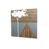 Acacia Painting | Mixed Media by Christopher Original | Nike World Headquarters in Beaverton. Item made of wood with synthetic