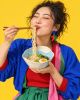 BAUHAUS Ramen Bowls — Set of 4 | Dinnerware by Pottery & Poetry. Item made of ceramic compatible with contemporary style